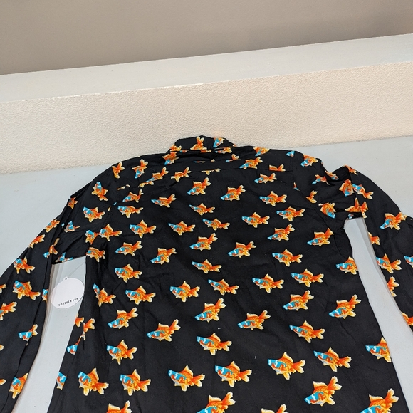 NEFF goldfish button men’s shirt Sz Small - Picture 2 of 6